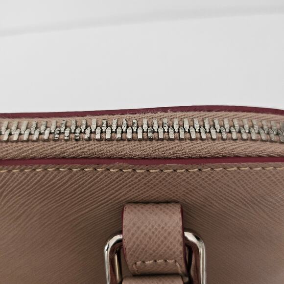Prada Promenade Backpack Saffiano Leather Small Beige main image 6